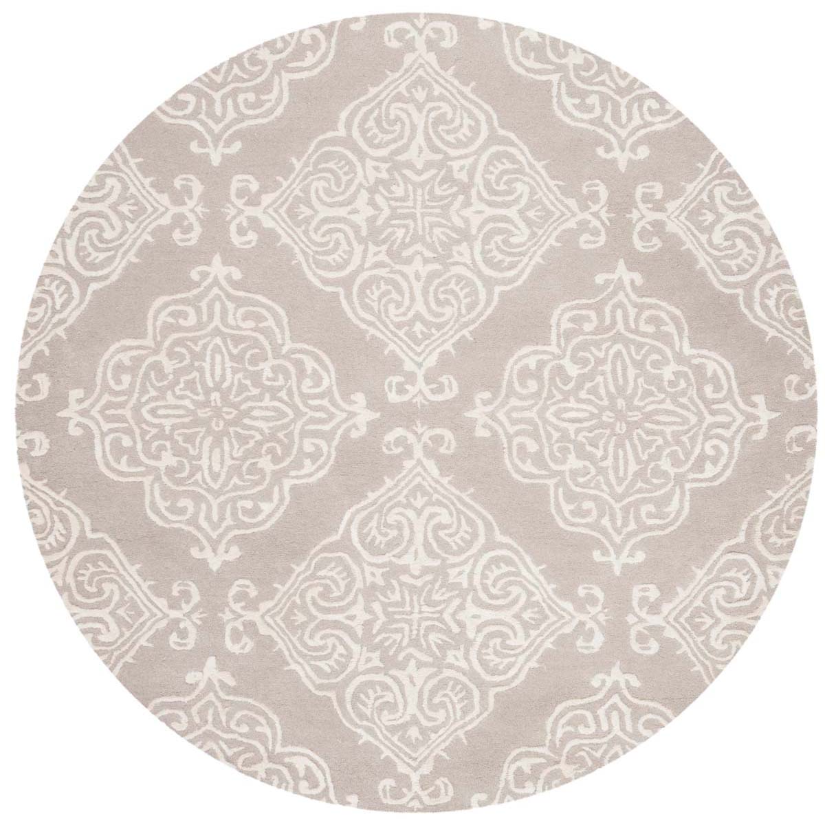Safavieh Glamour 568 Rug, GLM568 - Silver / Ivory