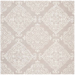 Safavieh Glamour 568 Rug, GLM568 - Silver / Ivory