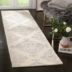 Safavieh Glamour 568 Rug, GLM568 - Ivory / Silver