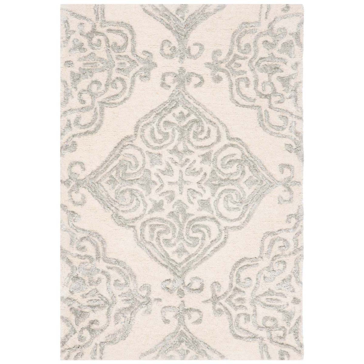 Safavieh Glamour 568 Rug, GLM568 - Ivory / Silver
