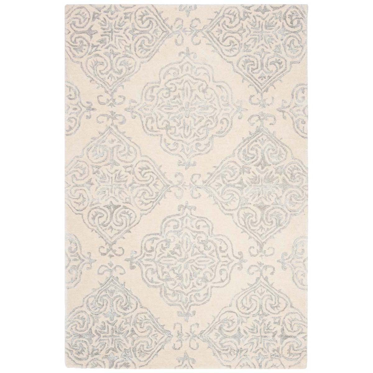 Safavieh Glamour 568 Rug, GLM568 - Ivory / Silver