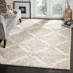 Safavieh Glamour 568 Rug, GLM568 - Ivory / Silver