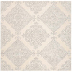 Safavieh Glamour 568 Rug, GLM568 - Ivory / Silver