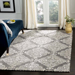 Safavieh Glamour 568 Rug, GLM568 - Dark Grey / Ivory
