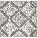 Safavieh Glamour 568 Rug, GLM568 - Dark Grey / Ivory