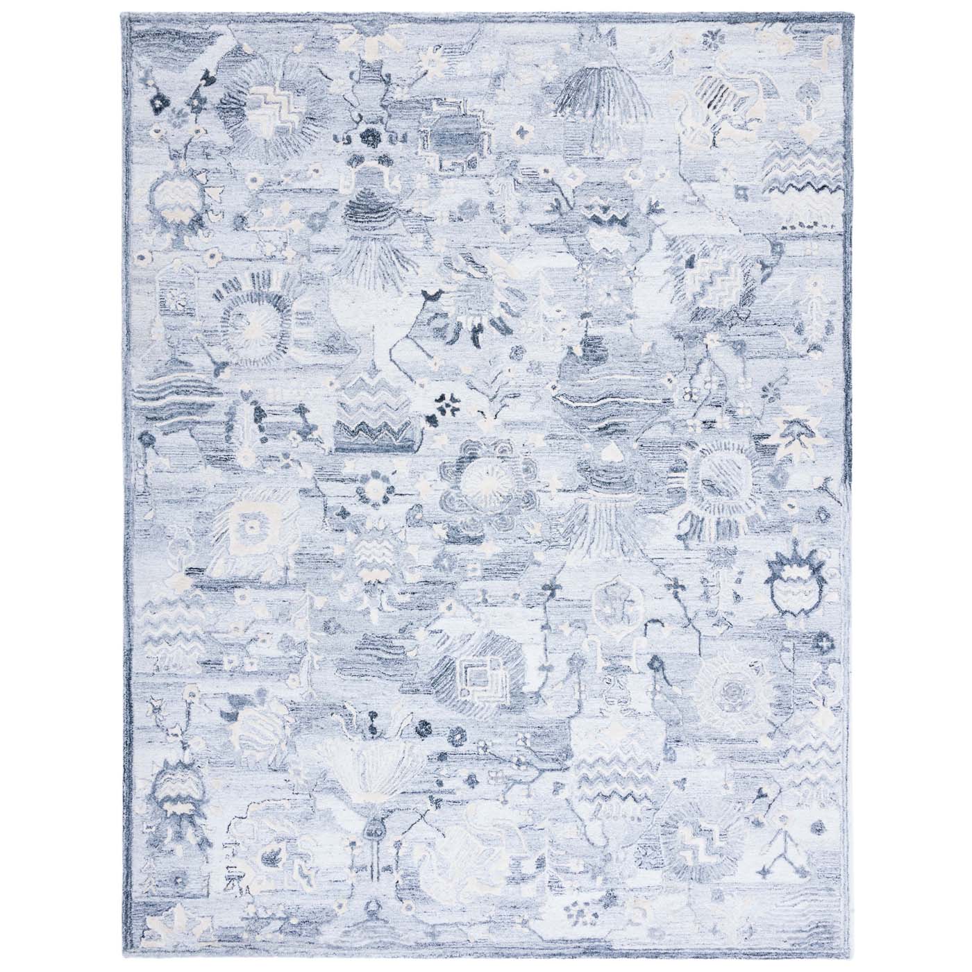 Safavieh Glamour 569 Rug, GLM569 - Ivory / Grey