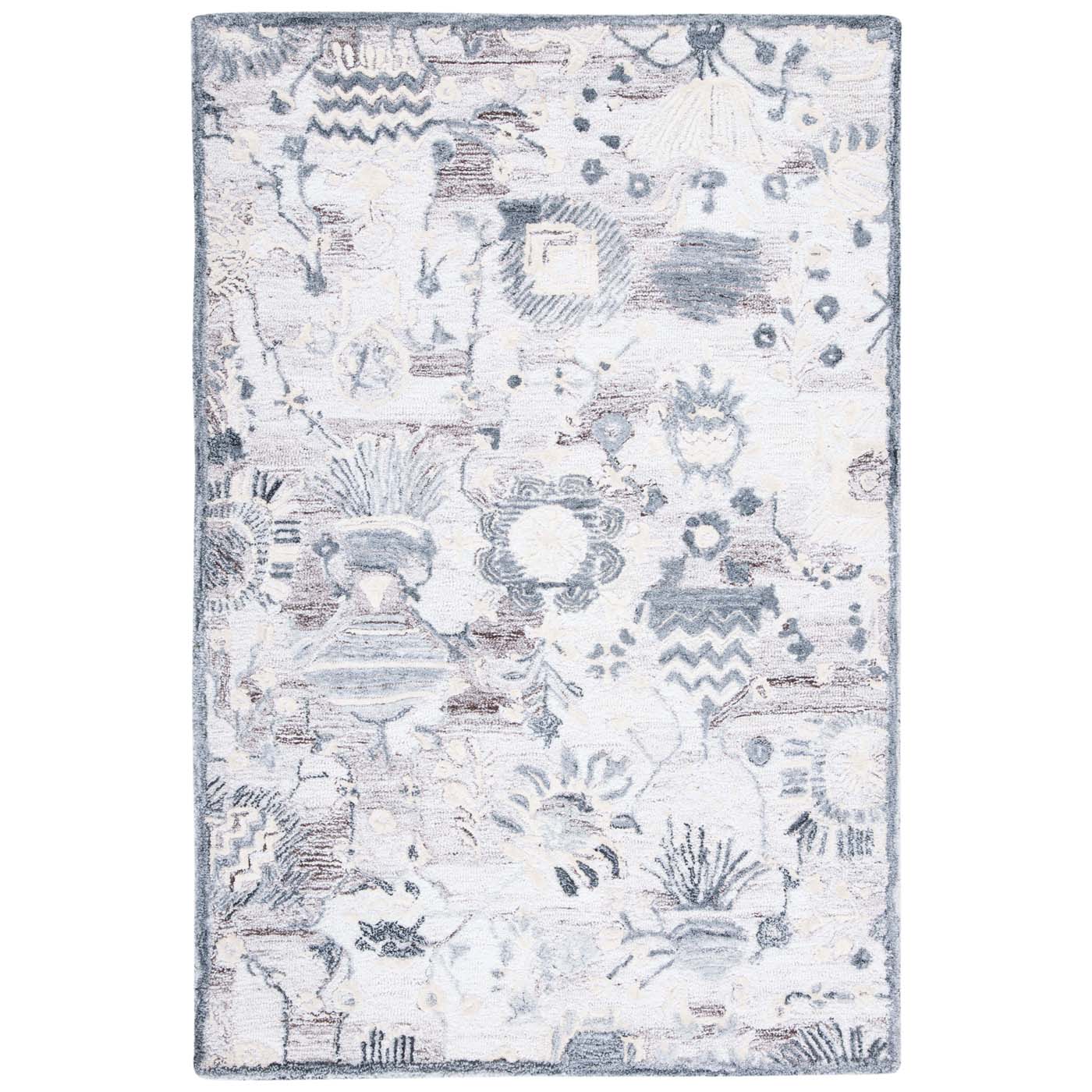 Safavieh Glamour 569 Rug, GLM569 - Light Brown / Grey
