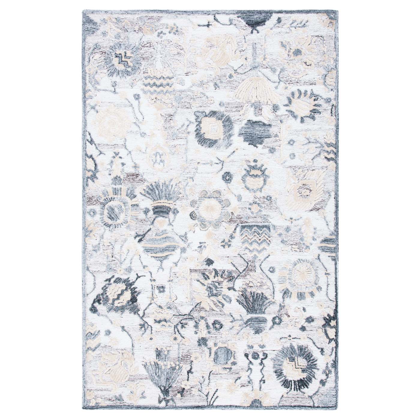 Safavieh Glamour 569 Rug, GLM569 - Light Brown / Grey