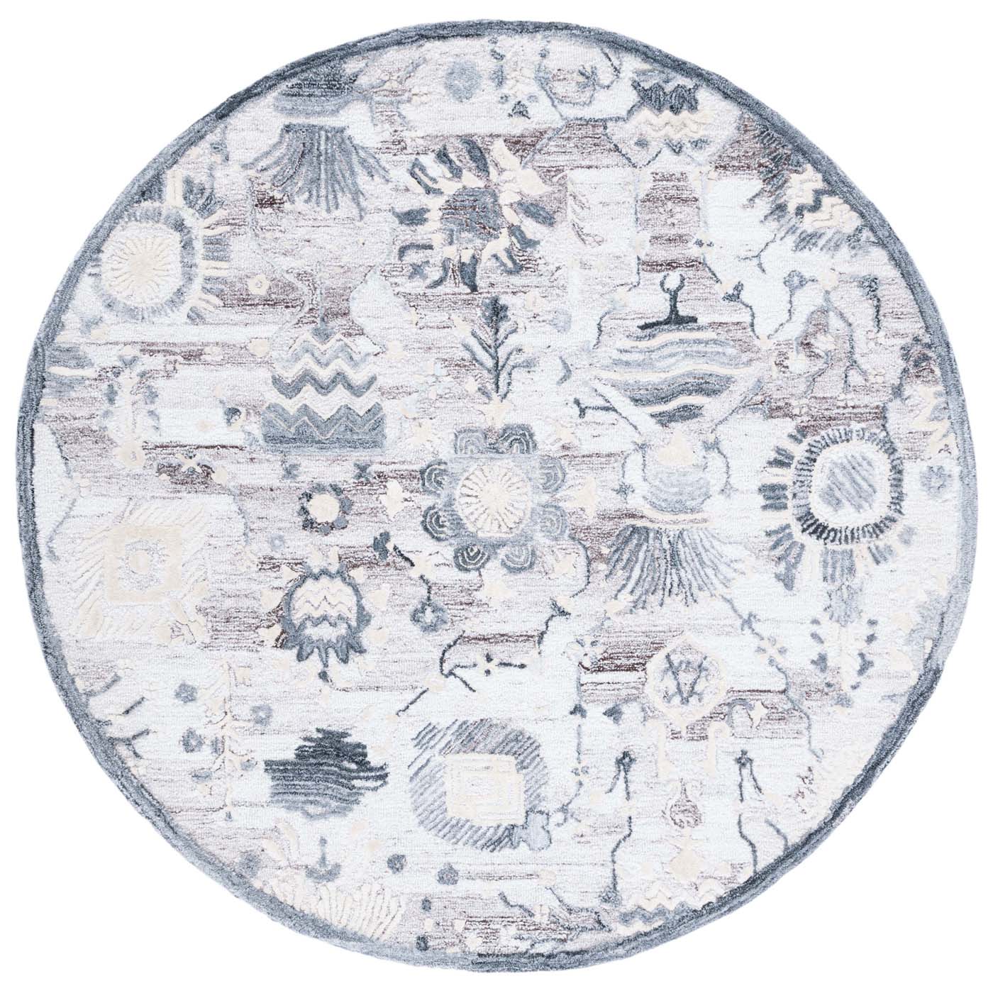 Safavieh Glamour 569 Rug, GLM569 - Light Brown / Grey