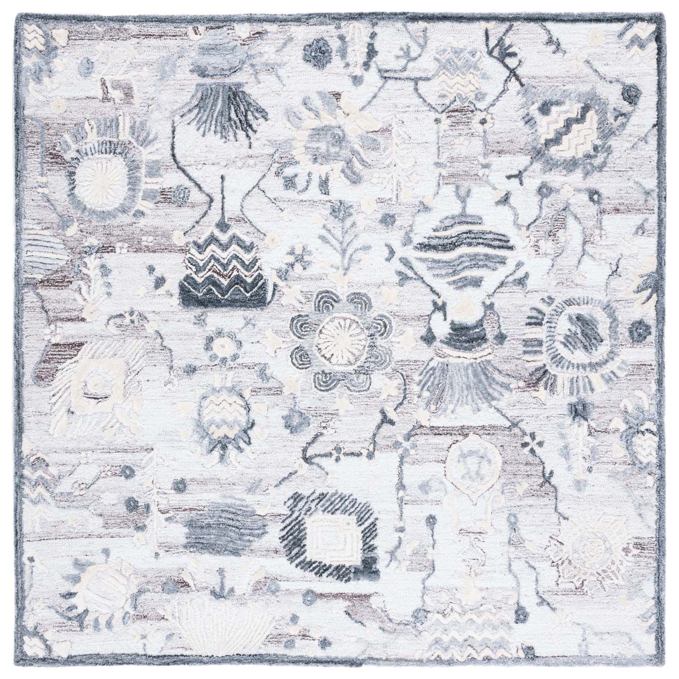 Safavieh Glamour 569 Rug, GLM569 - Light Brown / Grey