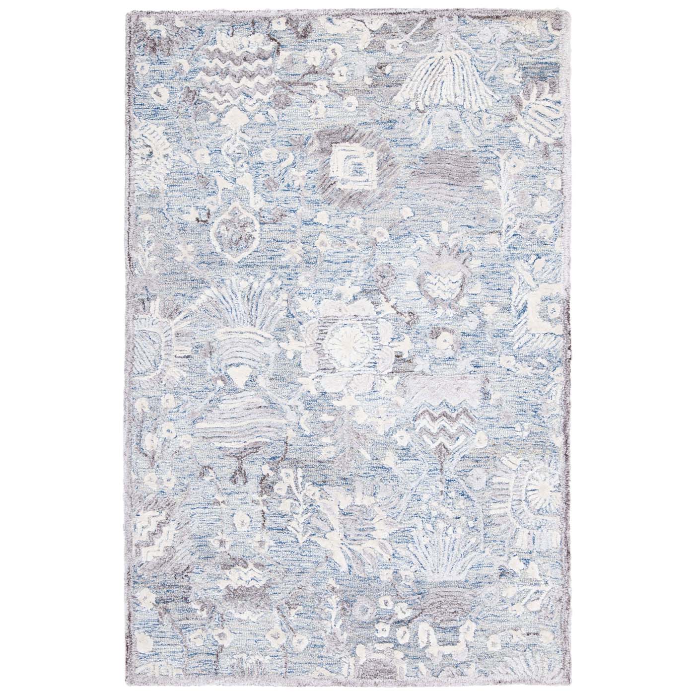 Safavieh Glamour 569 Rug, GLM569 - Light Blue / Ivory