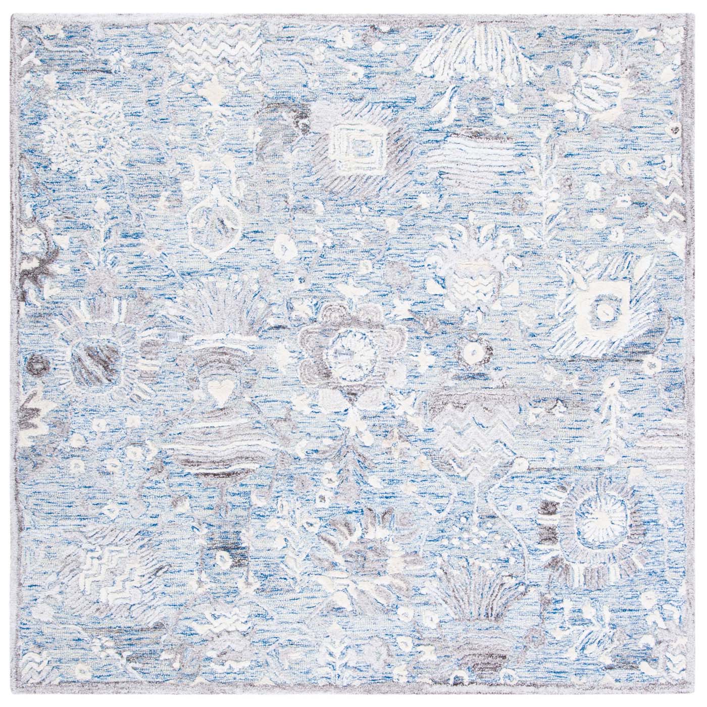 Safavieh Glamour 569 Rug, GLM569 - Light Blue / Ivory