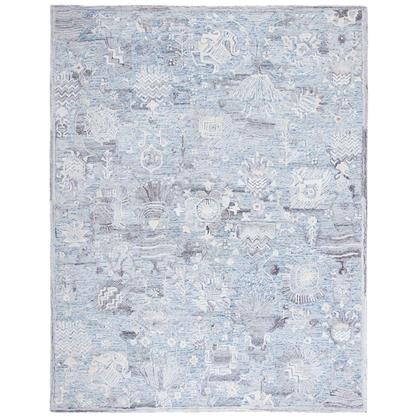 Safavieh Glamour 569 Rug, GLM569 - Light Blue / Ivory