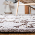 Safavieh Glamour 569 Rug, GLM569 - Dark Brown / Ivory