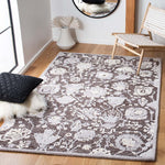 Safavieh Glamour 569 Rug, GLM569 - Dark Brown / Ivory