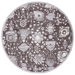 Safavieh Glamour 569 Rug, GLM569 - Dark Brown / Ivory