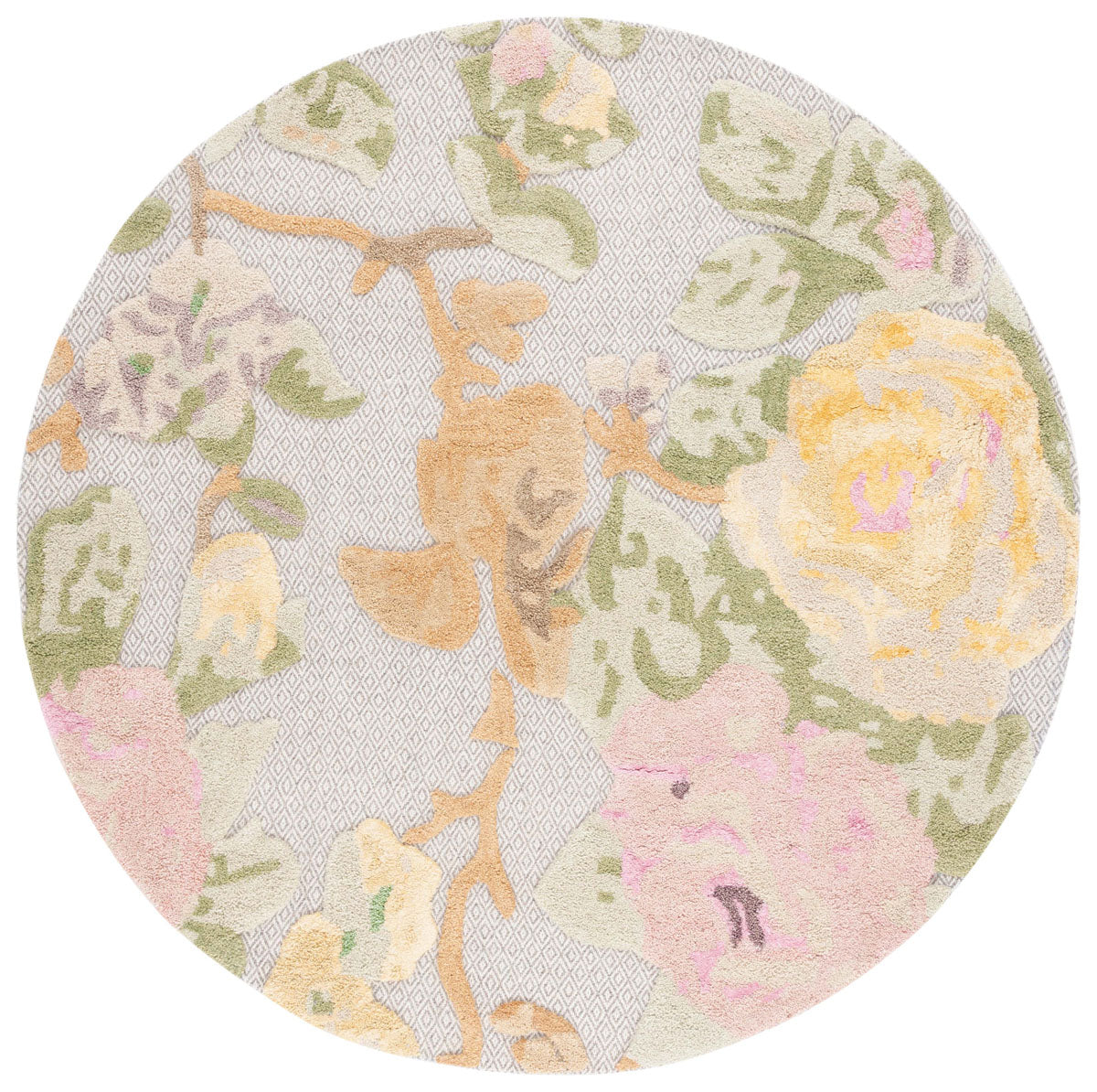 Safavieh Glamour 602 Rug, GLM602 - Pink / Grey