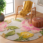 Safavieh Glamour 603 Rug, GLM603 - Pink / Grey