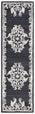 Safavieh Glamour 604 Rug, GLM604 - Black / Ivory