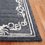 Safavieh Glamour 604 Rug, GLM604 - Black / Ivory