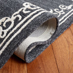 Safavieh Glamour 604 Rug, GLM604 - Black / Ivory