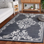 Safavieh Glamour 604 Rug, GLM604 - Black / Ivory