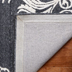 Safavieh Glamour 604 Rug, GLM604 - Black / Ivory