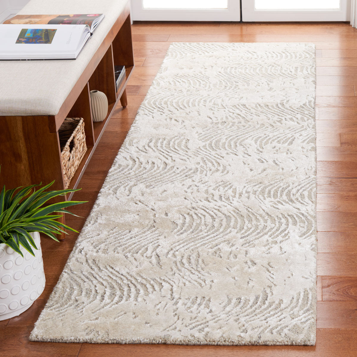 Safavieh Glamour 605 Rug, GLM605 - Grey / Ivory