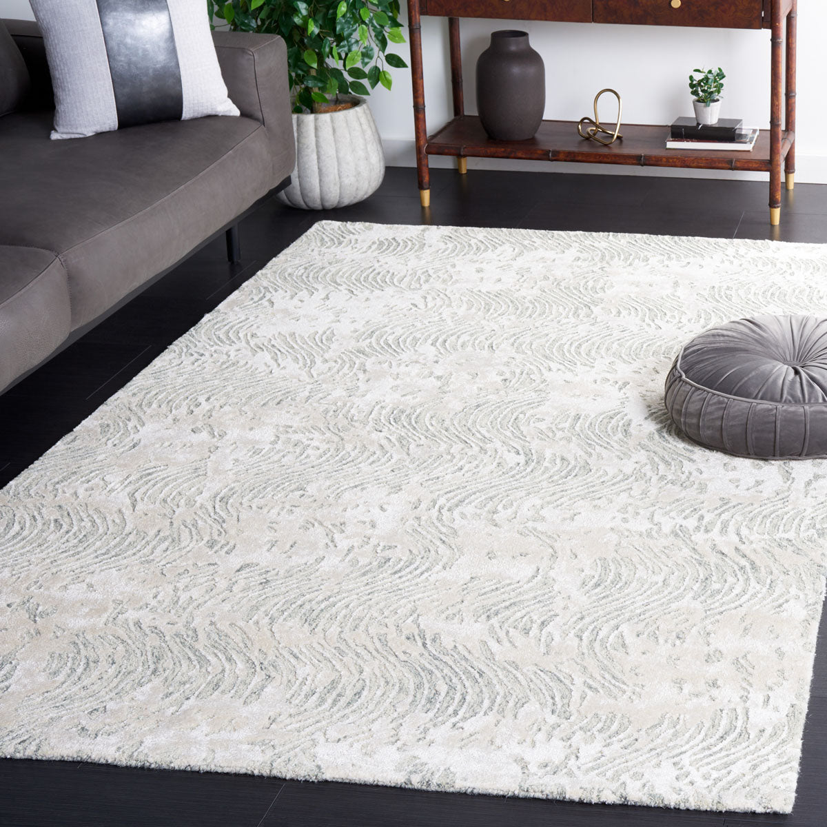 Safavieh Glamour 605 Rug, GLM605 - Grey / Ivory