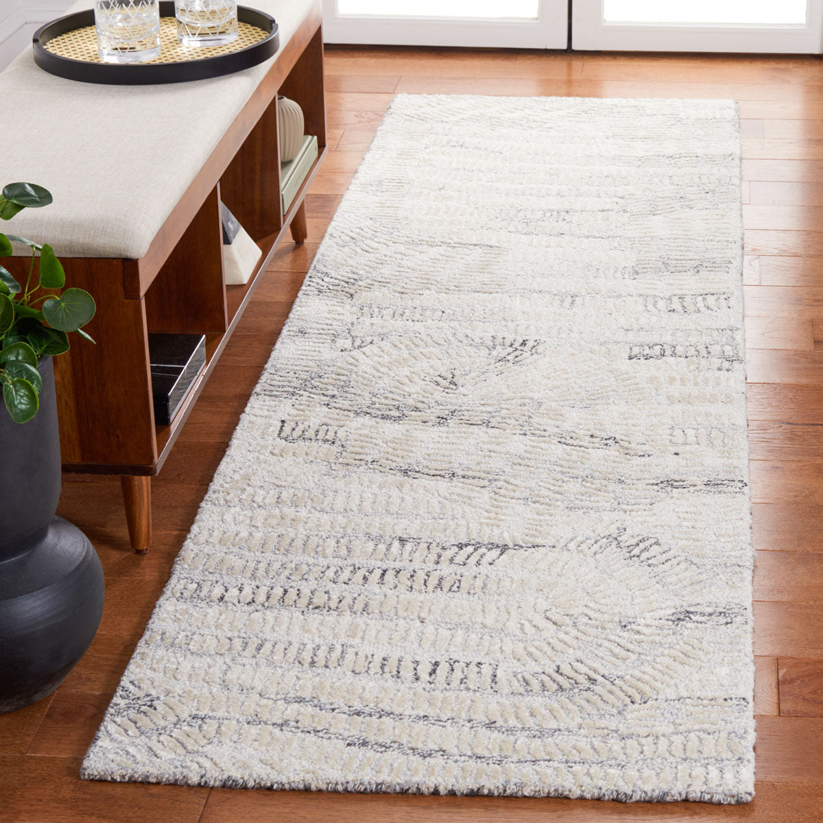 Safavieh Glamour 606 Rug, GLM606 - Grey / Ivory