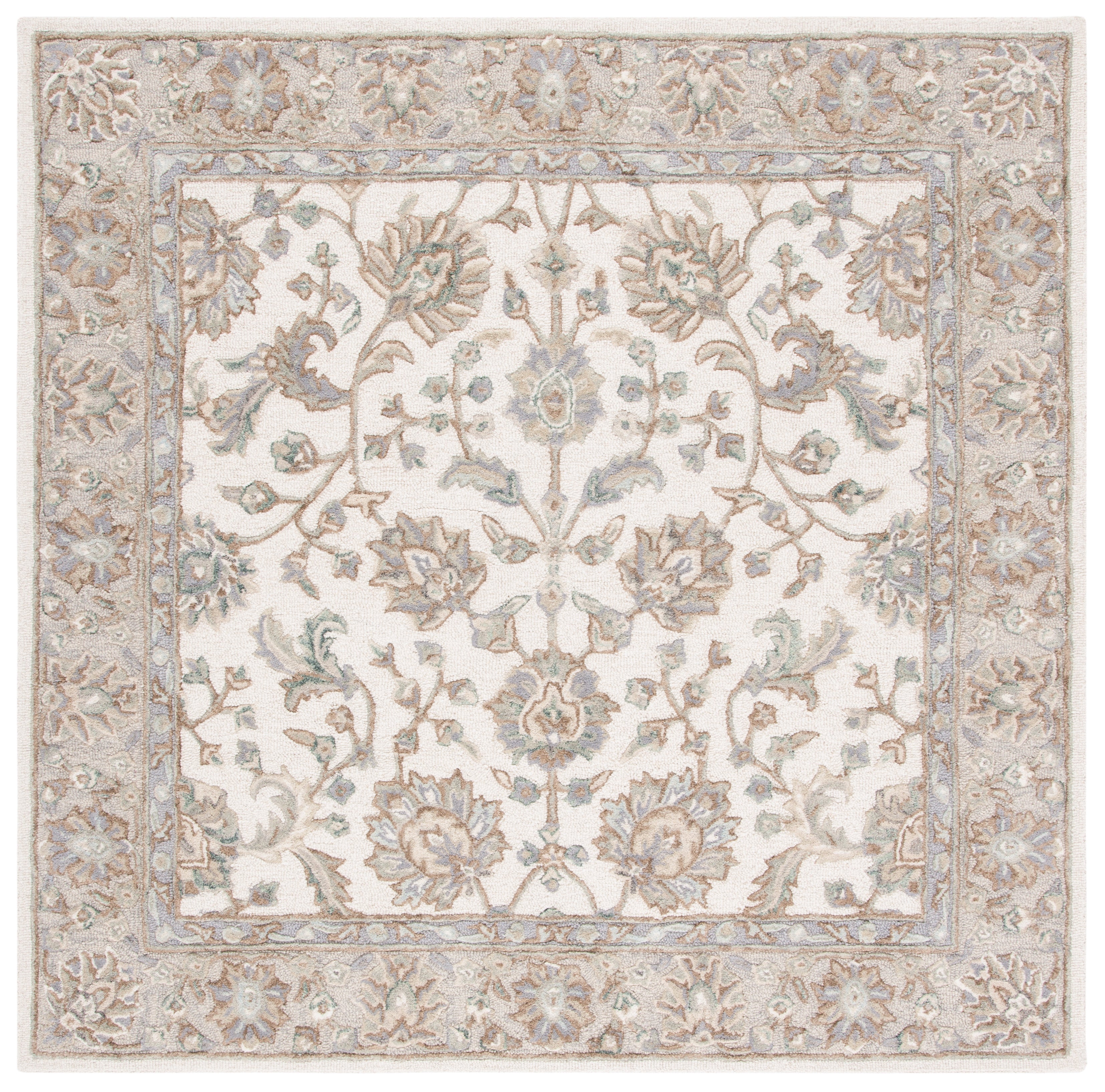 Safavieh Glamour 628 Rug, GLM628 - Ivory / Grey