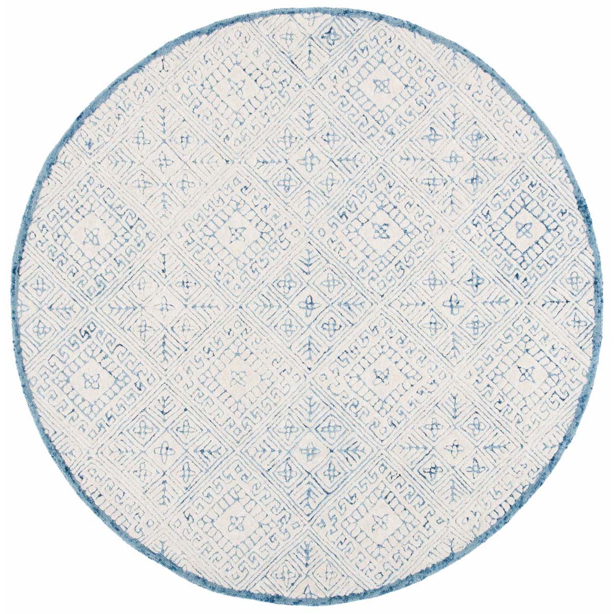 Safavieh Glamour 660 Rug, GLM660 - Blue / Ivory
