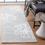 Safavieh Glamour 662 Rug, GLM662 - Silver / Ivory