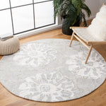 Safavieh Glamour 662 Rug, GLM662 - Silver / Ivory