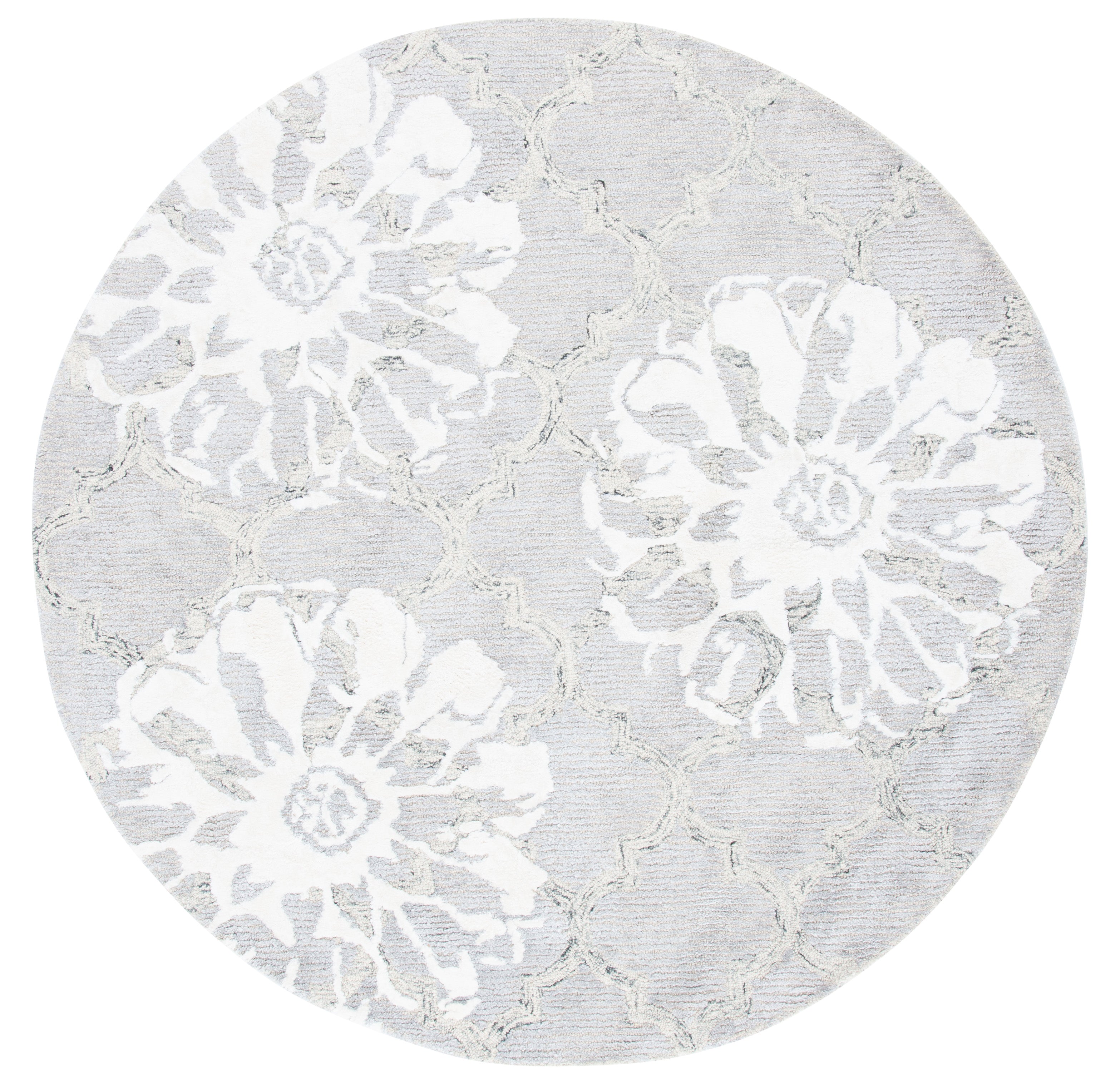 Safavieh Glamour 662 Rug, GLM662 - Silver / Ivory