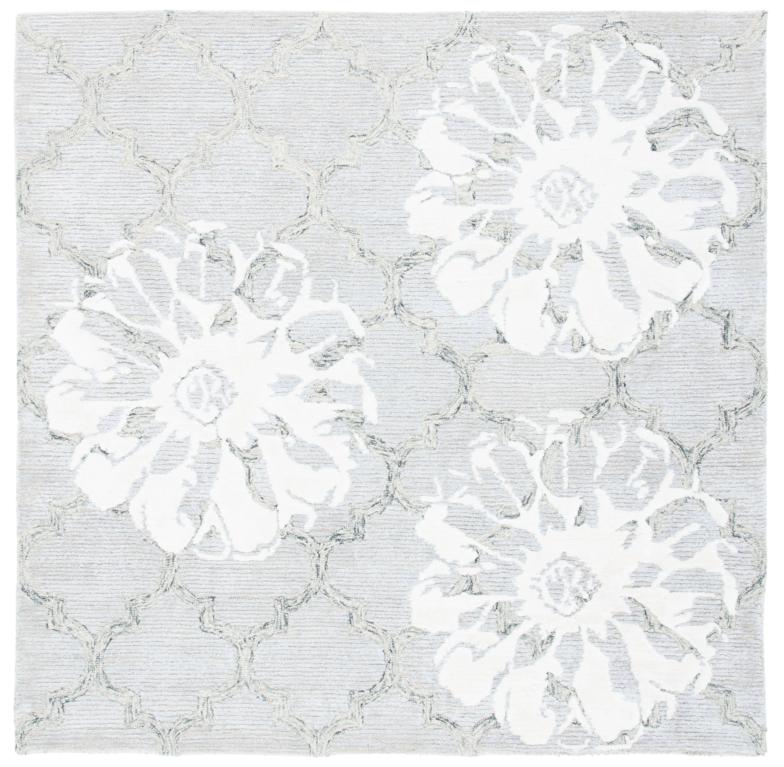Safavieh Glamour 662 Rug, GLM662 - Silver / Ivory