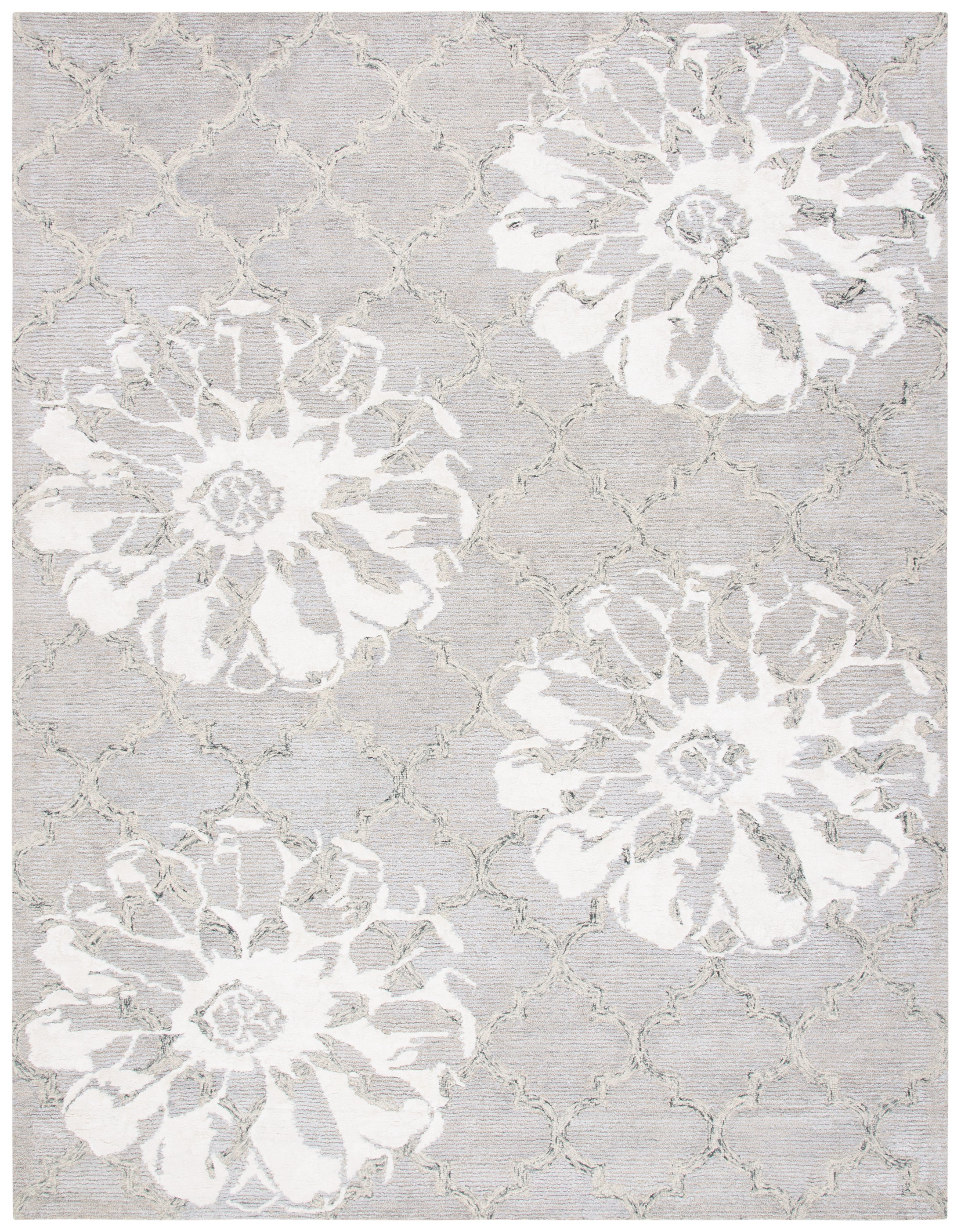 Safavieh Glamour 662 Rug, GLM662 - Silver / Ivory