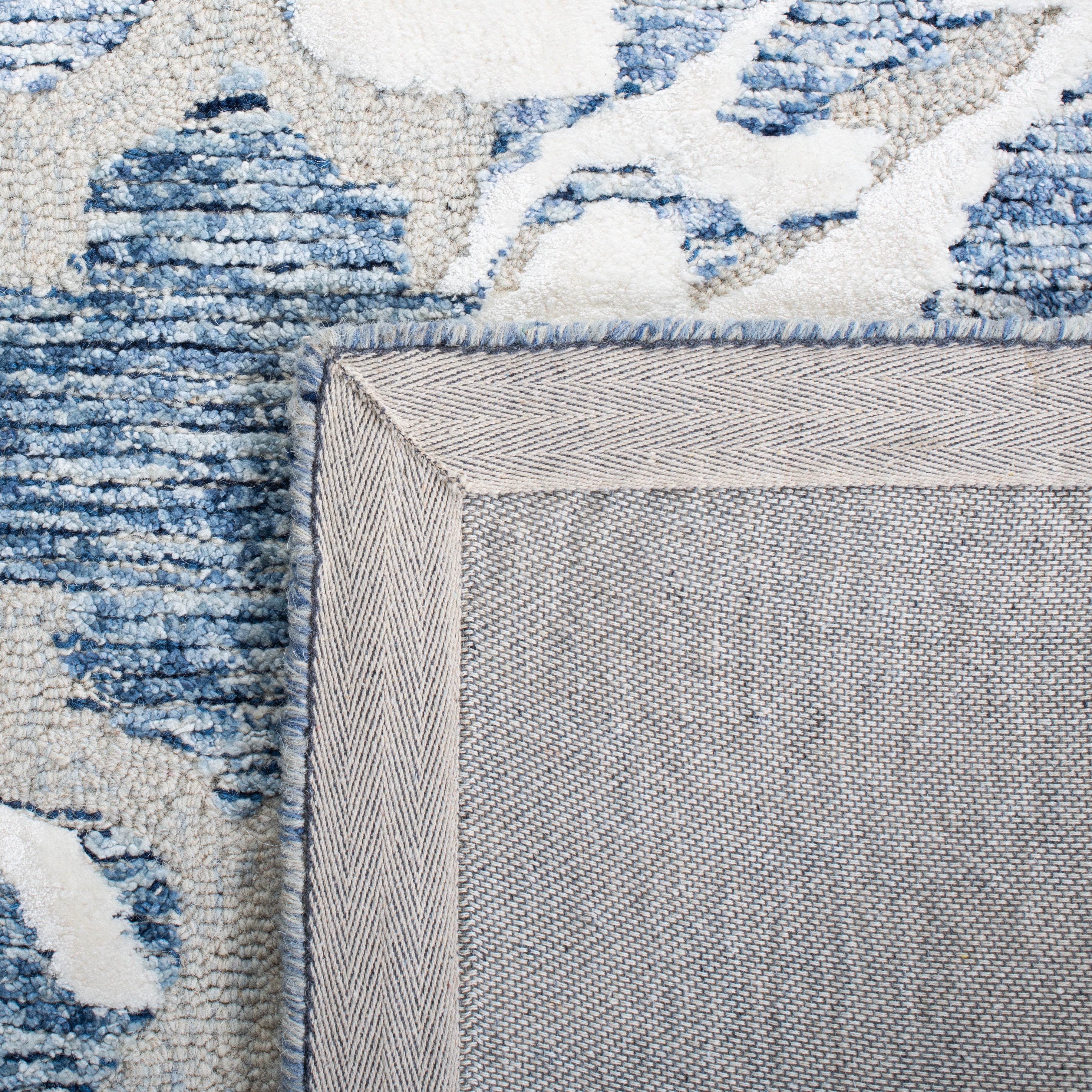 Safavieh Glamour 662 Rug, GLM662 - Navy / Ivory