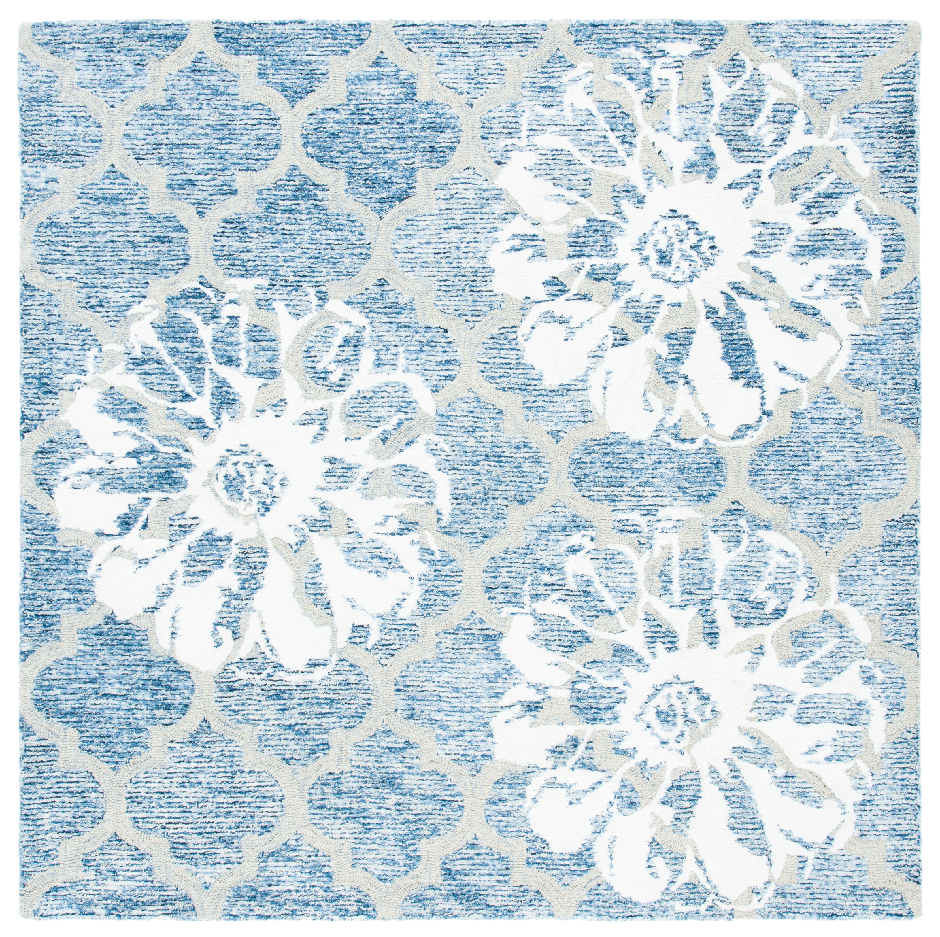 Safavieh Glamour 662 Rug, GLM662 - Navy / Ivory