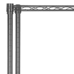 Safavieh Ceasar 5 Tier Chrome Wire Adjustable Rack (35.4 In. W X 17.7 In. D X 70.9 In. H) , HAC1006 - Chrome