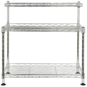 Safavieh Marcel Chrome Wire Mini Rack (17.7 In. W X 17.7 In. D X 17.7 In. H) , HAC1010