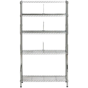 Safavieh Fernand Chrome Wire Book Rack (29.5 In. W X 11.8 In. D X 53.1 In. H) , HAC1017