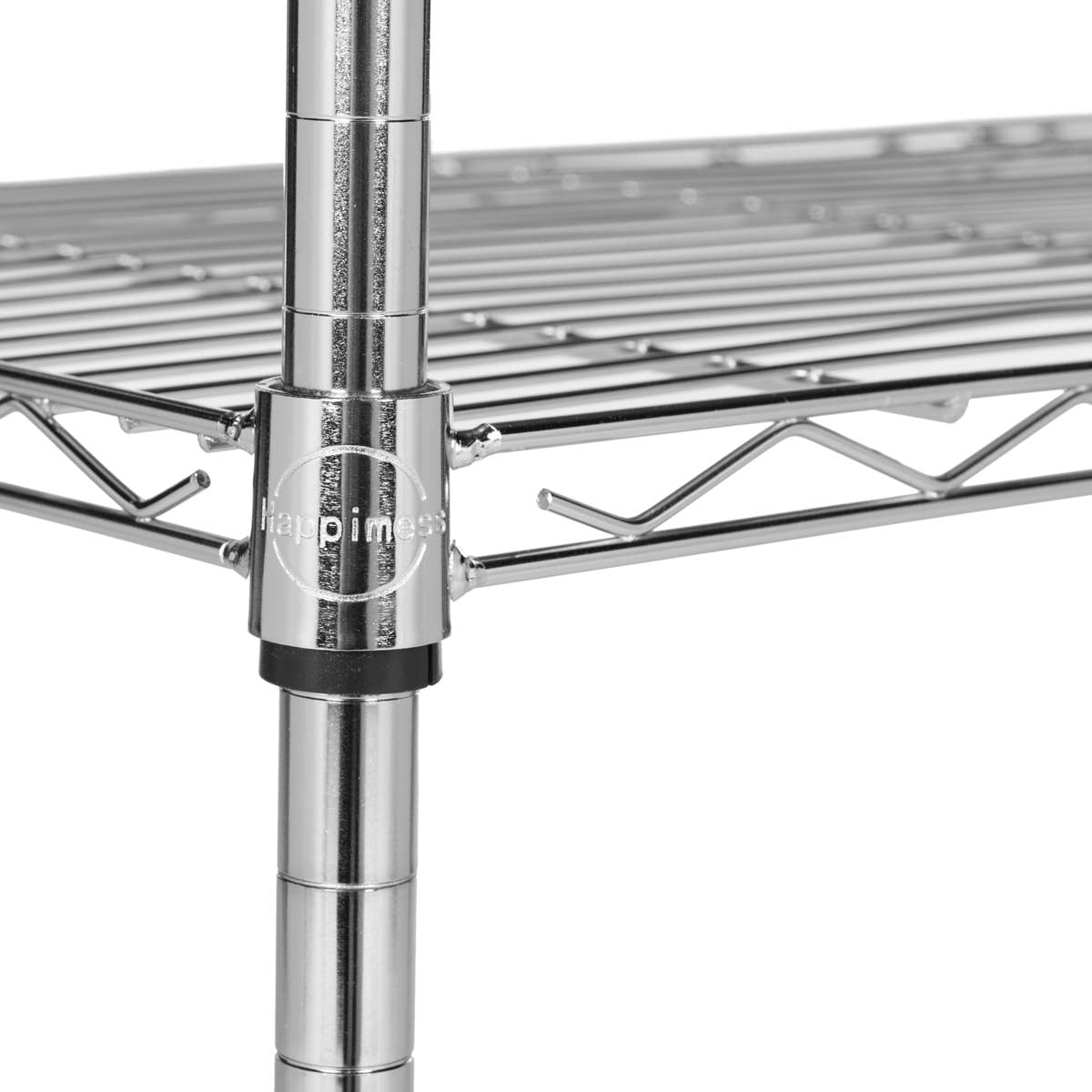 Safavieh Sierra Mini 3 Tier Chrome Wire Shelve (23 In. W X 13 In. D X 35 In. H) , HAC2000 - Chrome