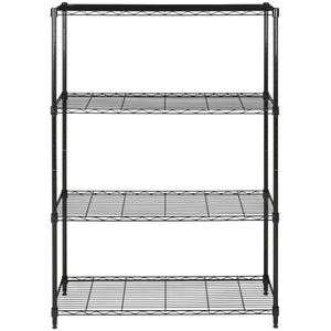 Safavieh Delta 4 Tier Chrome Wire Shelve (35 In W X 13 In D X 53 In H) , HAC2001