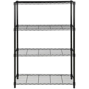 Safavieh Bravo 4 Tier Chrome Wire Shelve (35 In W X 13 In D X 53 In H) , HAC2002