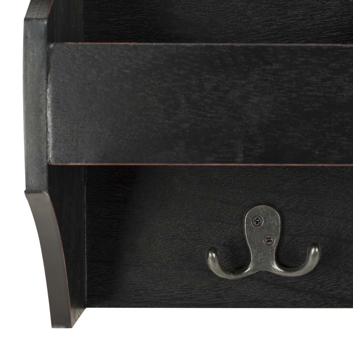 Safavieh Darcey Hanging Storage Wall Rack , HAC5702 - Black