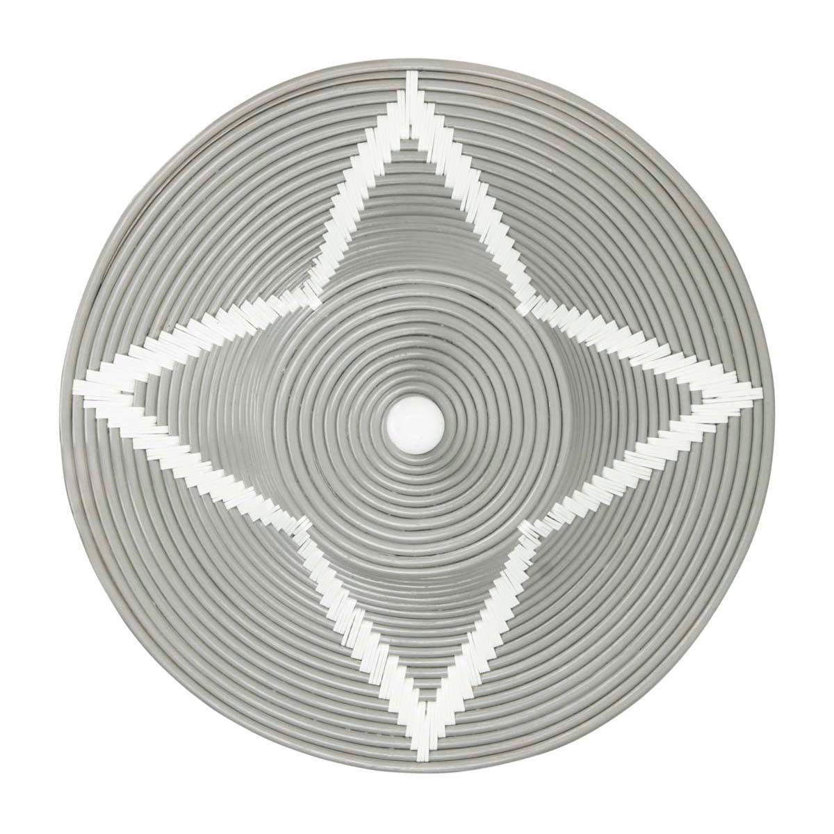 Safavieh Reina Rattan Jar Basket , HAC6004 - Grey / White