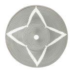 Safavieh Reina Rattan Jar Basket , HAC6004 - Grey / White