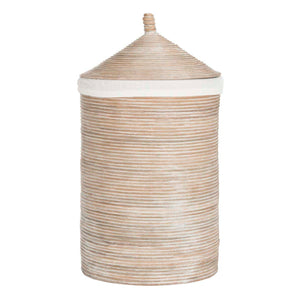 Safavieh Wellington Rattan Storage Hamper With Liner , HAC6501