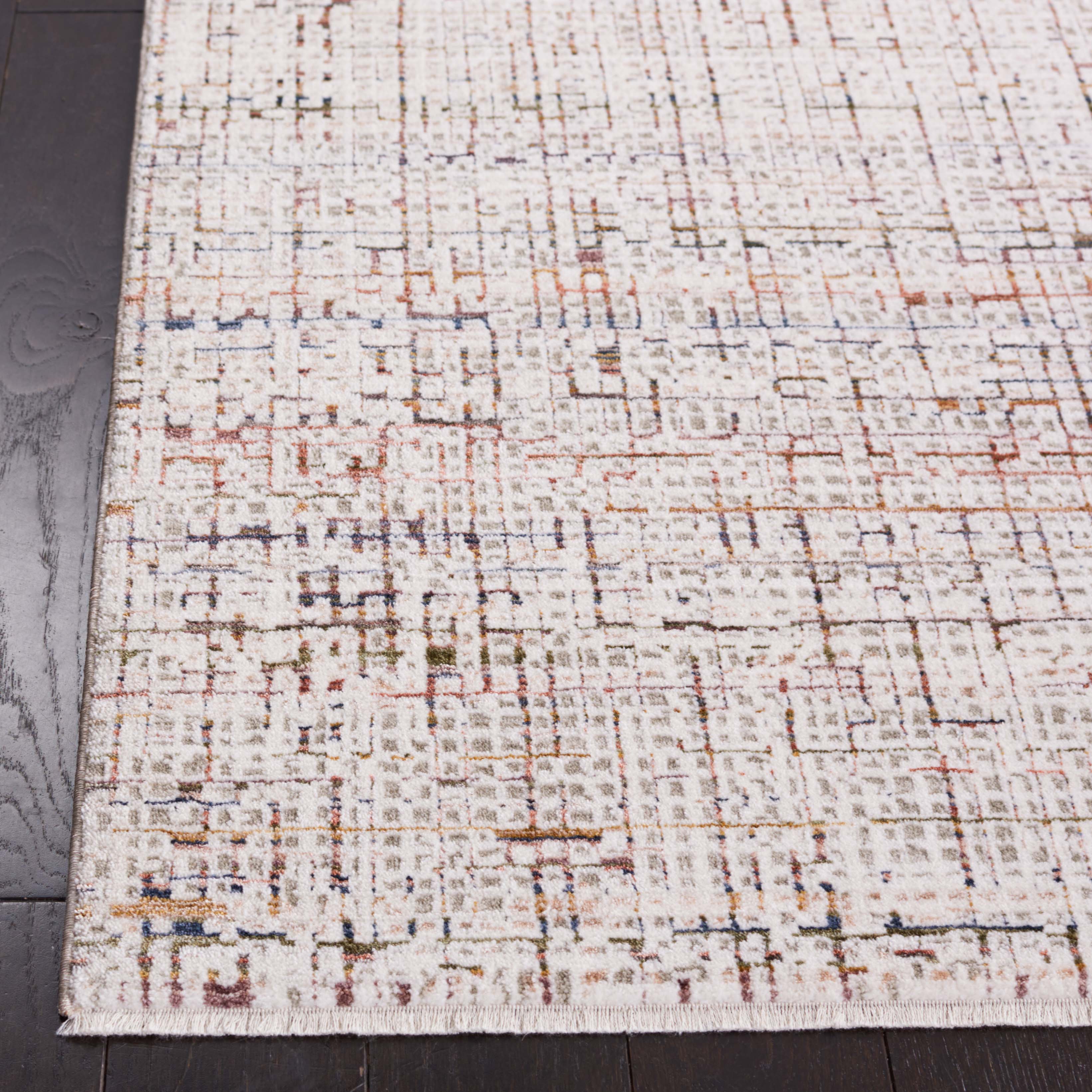 Safavieh Harlow 101 Rug, HAR101 - Ivory Grey / Rust